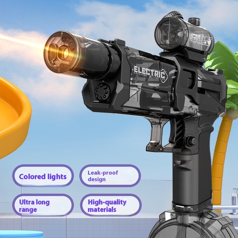 Fire Rat Electric Water Pistol Cool Light Full Automatic Water Spray Gun Summer Toy Sports Entertainment Children Gifts AC223 - Image 6